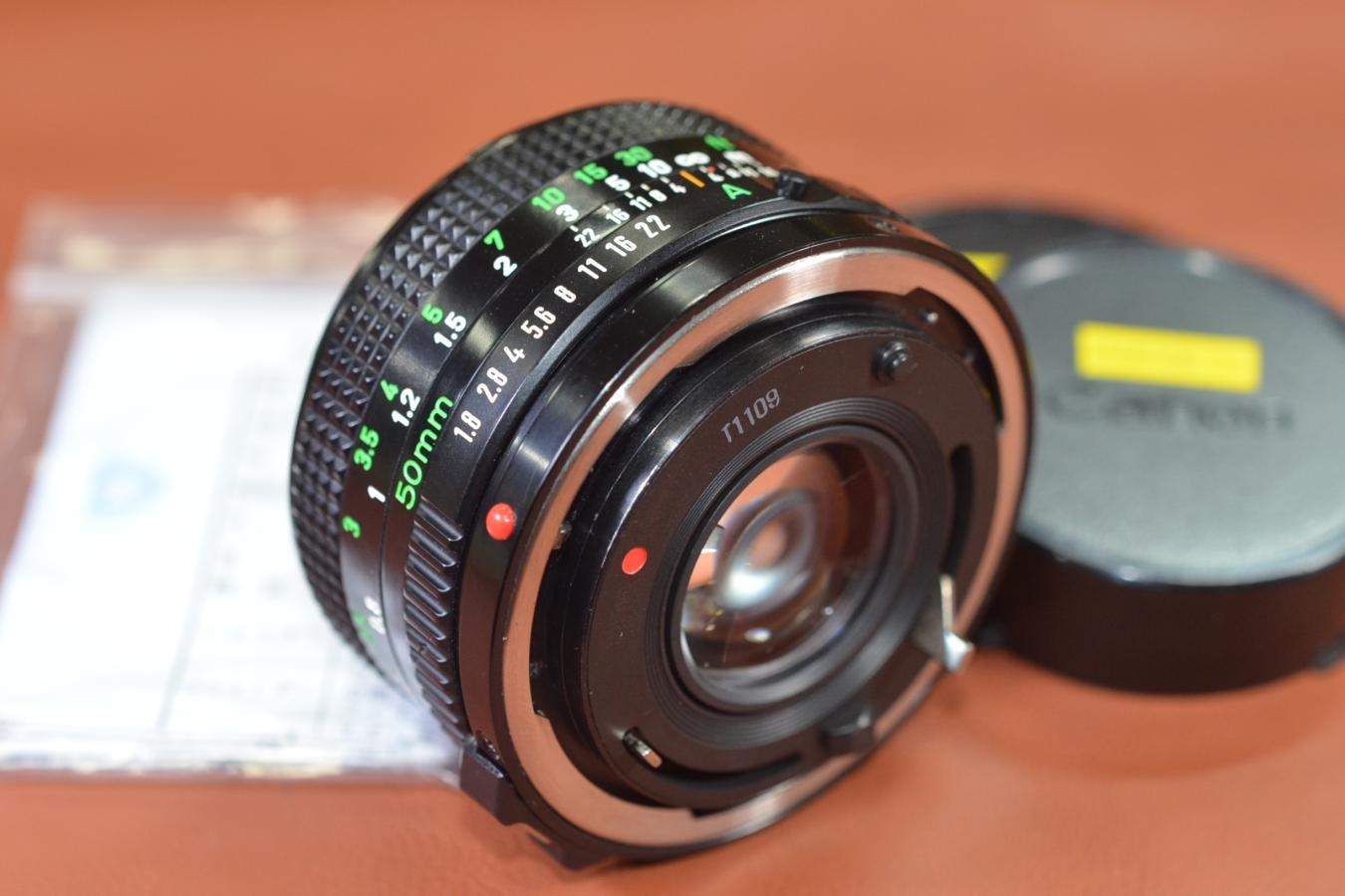 Canon NEW FD 50mm F1.8 整備済【カメラ女子に絶大な人気のオールドレンズ】