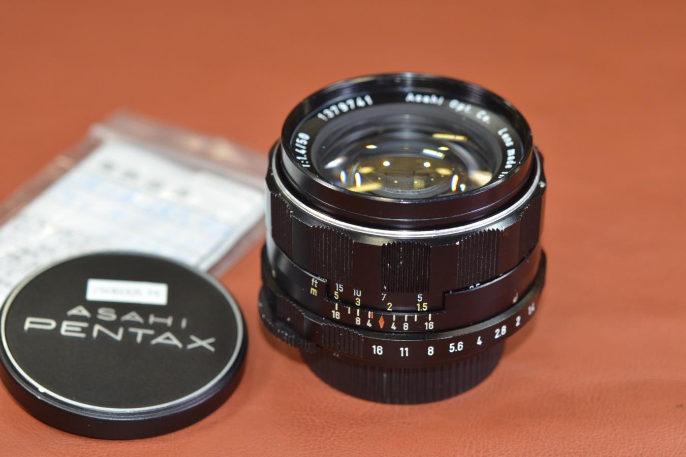 【希 少】PENTAX Super-Takumar 50mm F1.4  後期型 8枚玉 整備済  【M42マウントレンズ】