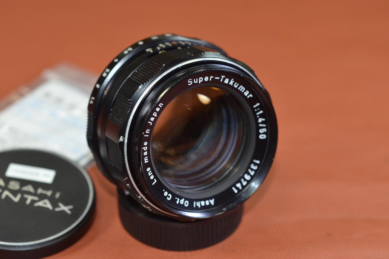 【希 少】PENTAX Super-Takumar 50mm F1.4  後期型 8枚玉 整備済  【M42マウントレンズ】