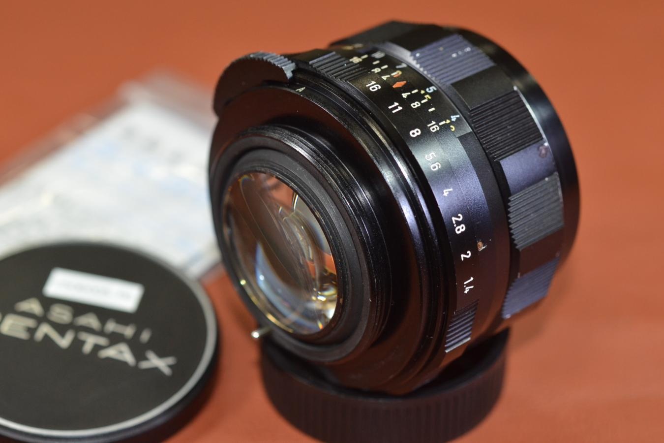 【希 少】PENTAX Super-Takumar 50mm F1.4  後期型 8枚玉 整備済  【M42マウントレンズ】