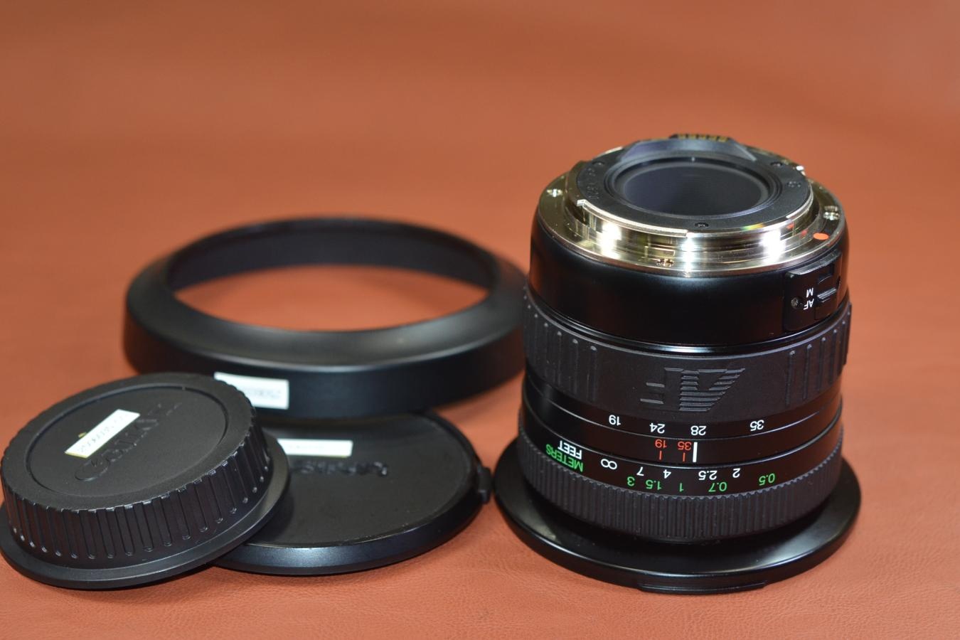 COSINA AF 19-35mm F3.5-4.5 MC 純正フード付【Canon EFマウントレンズ】