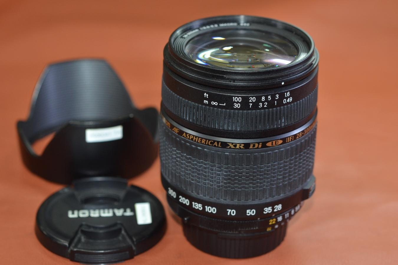 TAMRON AF 28-300mm F3.5-6.3 XR Di LD MACRO 純正フード付 【Model:A061 Nikon用】