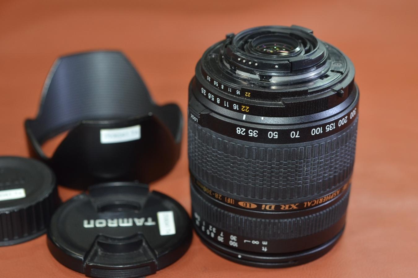 TAMRON AF 28-300mm F3.5-6.3 XR Di LD MACRO 純正フード付 【Model:A061 Nikon用】