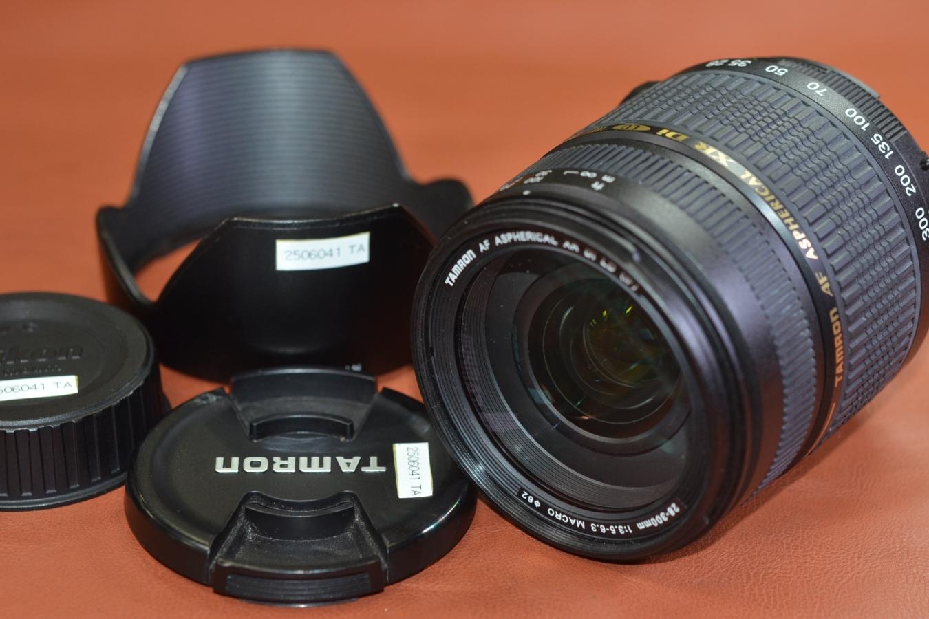 TAMRON AF 28-300mm F3.5-6.3 XR Di LD MACRO 純正フード付 【Model:A061 Nikon用】