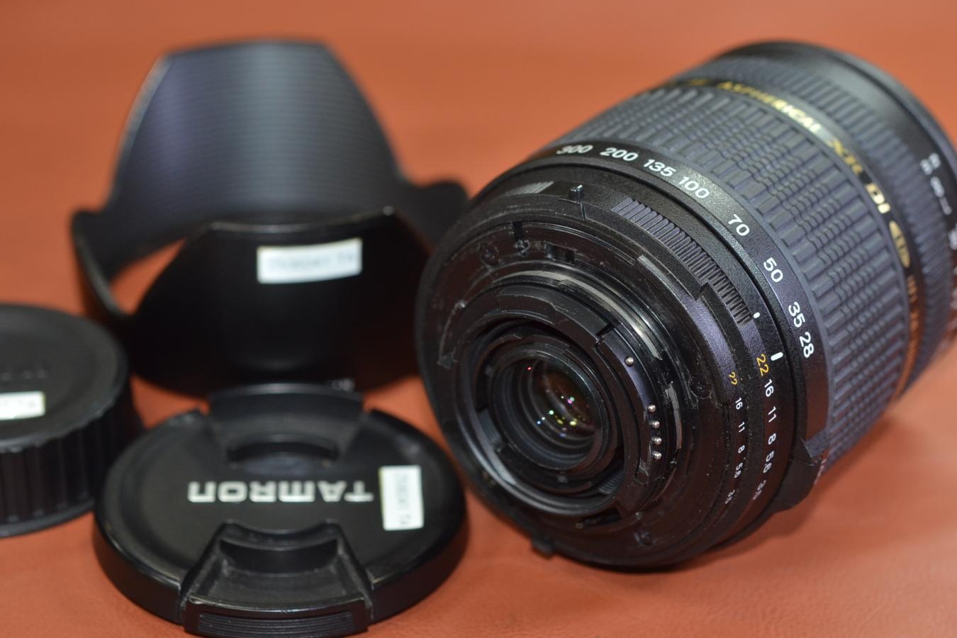 TAMRON AF 28-300mm F3.5-6.3 XR Di LD MACRO 純正フード付 【Model:A061 Nikon用】