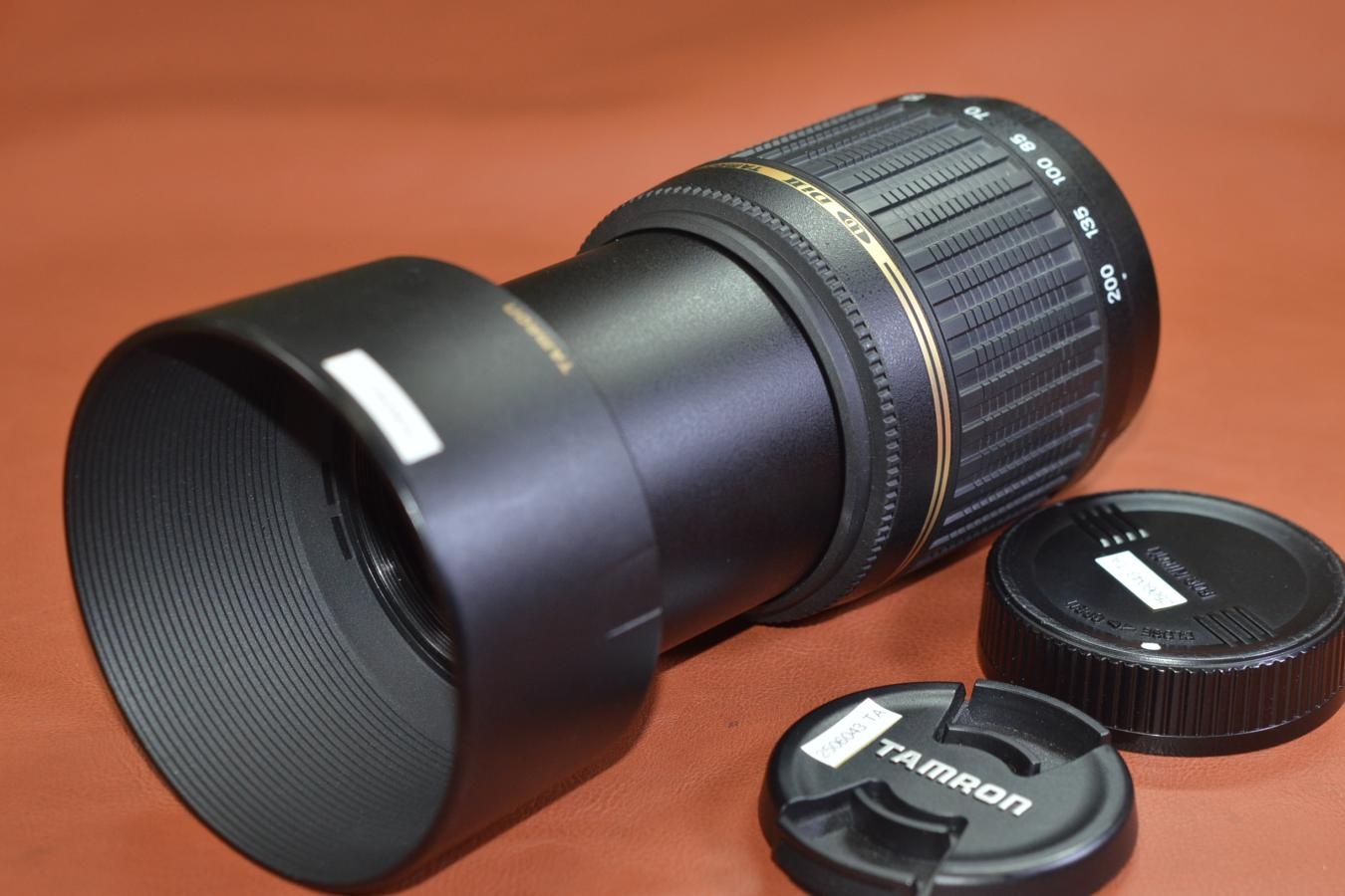 TAMRON AF 55-200mm F4-5.6 DiII LD MACRO 純正フード付 【Model:A15 Nikon用】