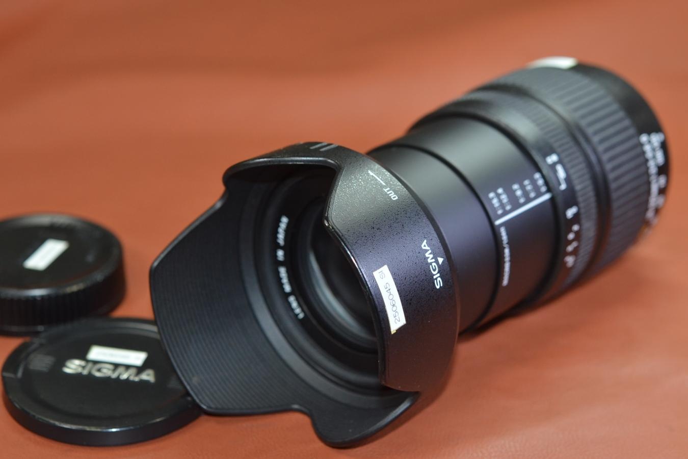SIGMA 18-125mm F3.5-5.6 DC 純正フード付 【Nikon用】