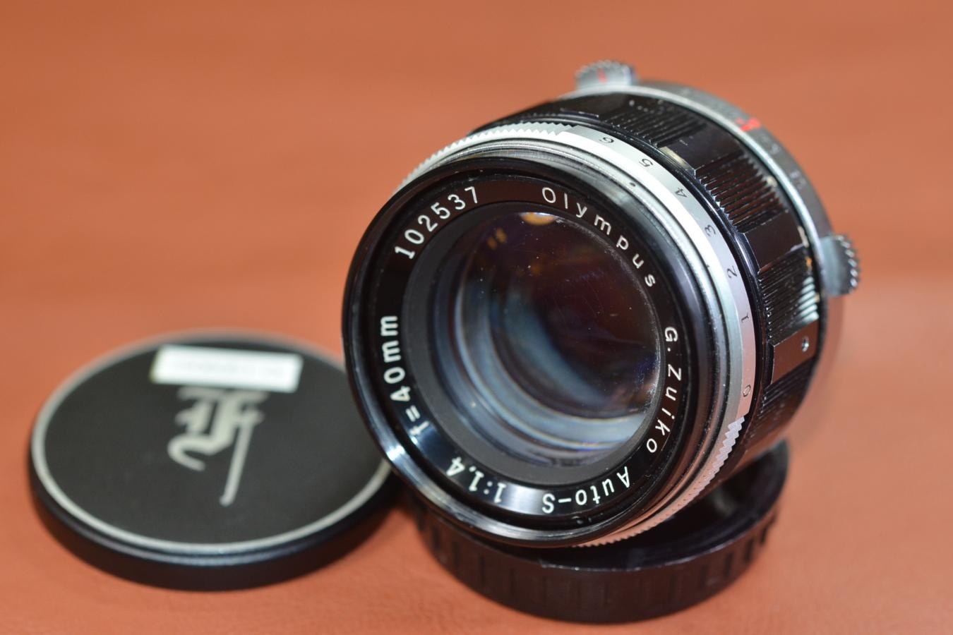 OLYMPUS G.Zuiko Auto-S 40mm F1.4 【OLYMPUS PEN-F、FT用レンズTTLNoあり】