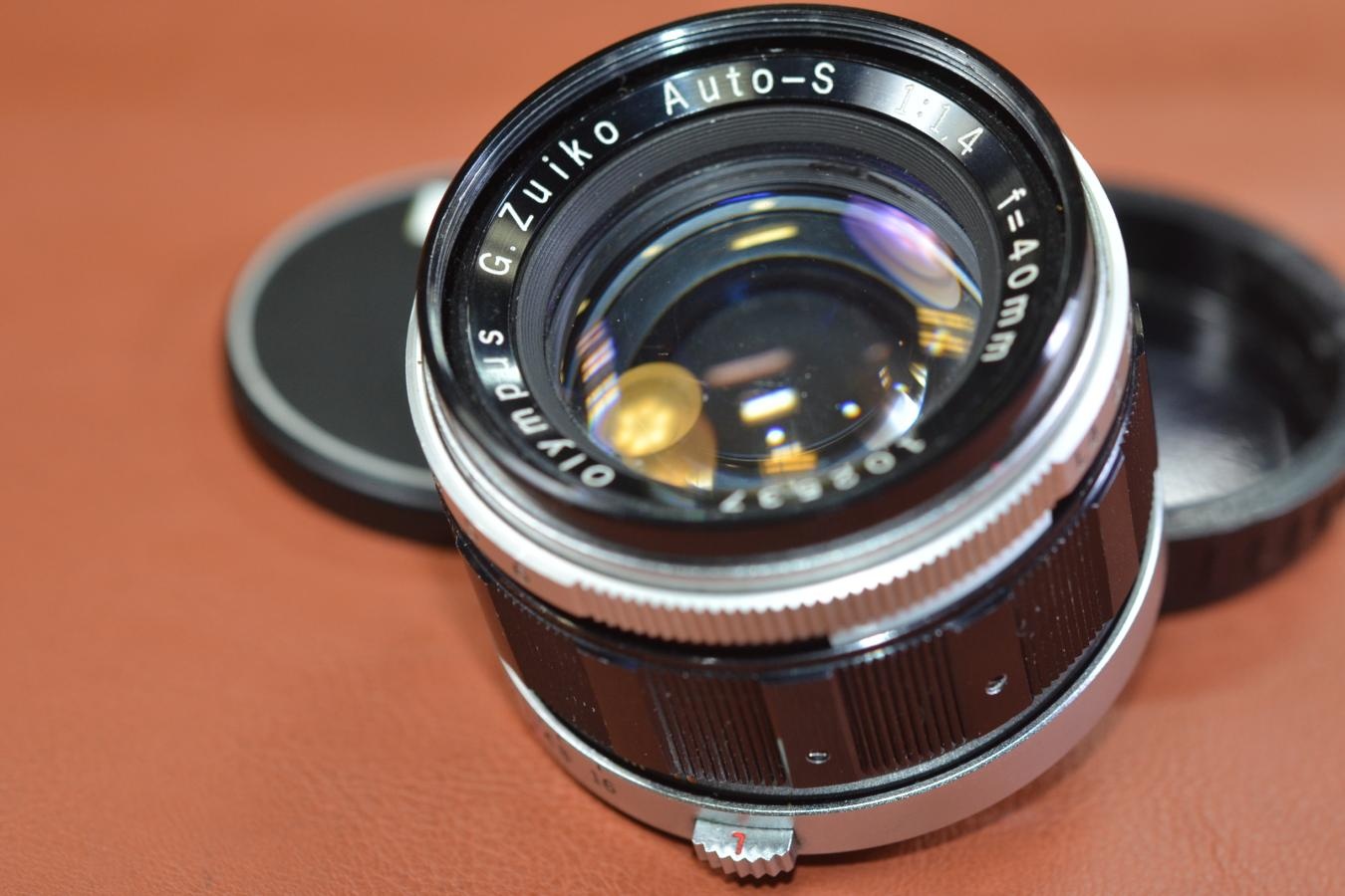 OLYMPUS G.Zuiko Auto-S 40mm F1.4 【OLYMPUS PEN-F、FT用レンズTTLNoあり】