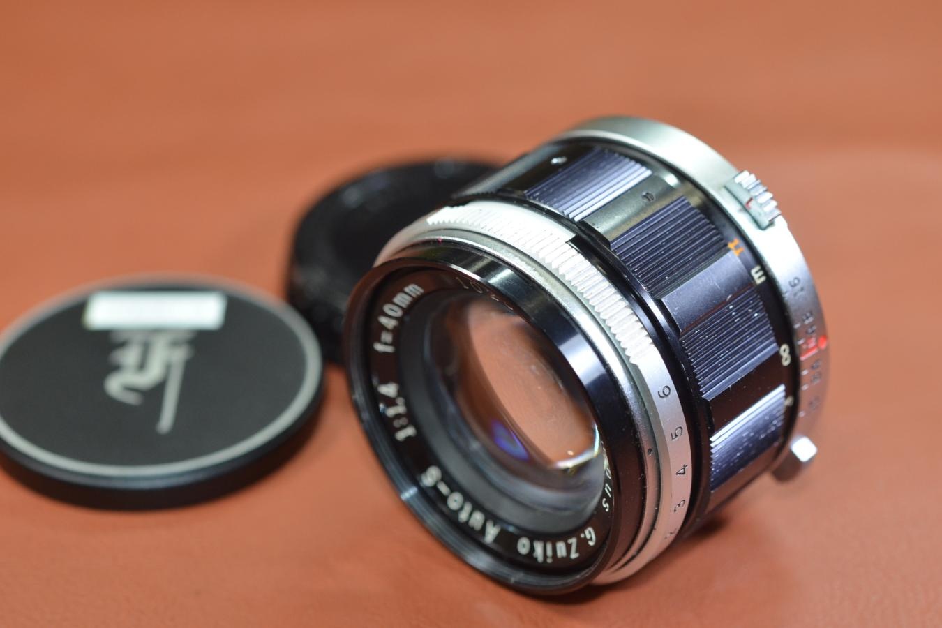 OLYMPUS G.Zuiko Auto-S 40mm F1.4 【OLYMPUS PEN-F、FT用レンズTTLNoあり】