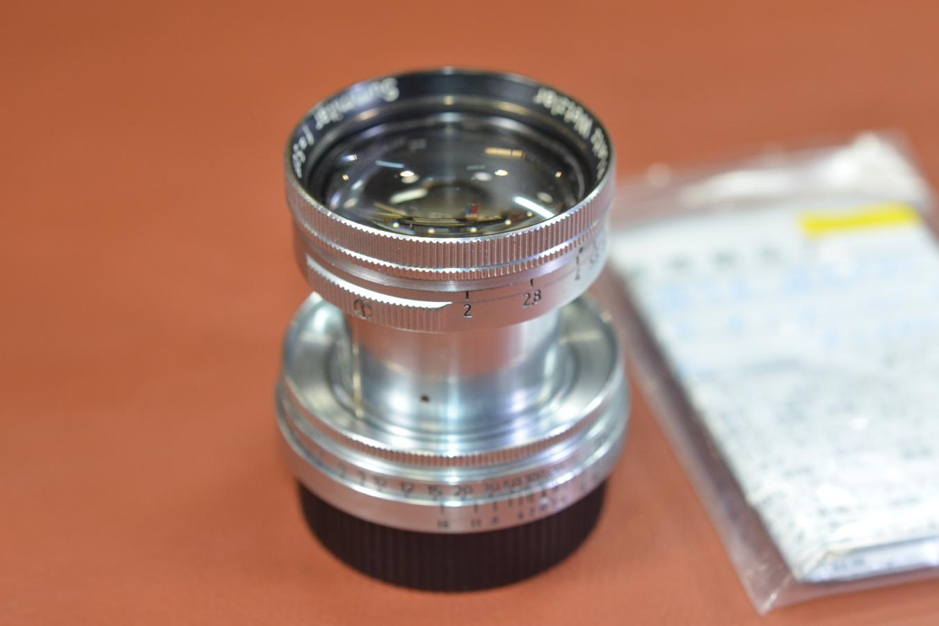 LEICA Summitar 5cm F2 沈胴 feet表記 円形絞りノーコーティング 整備済 【62万台1946年製】