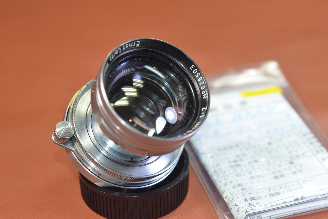 LEICA Summitar 5cm F2 沈胴 feet表記 円形絞りノーコーティング 整備済 【62万台1946年製】