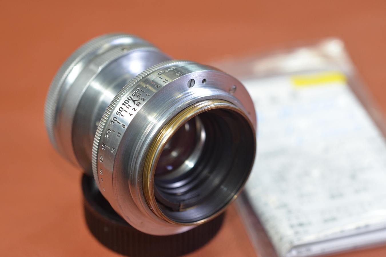 LEICA Summitar 5cm F2 沈胴 feet表記 円形絞りノーコーティング 整備済 【62万台1946年製】