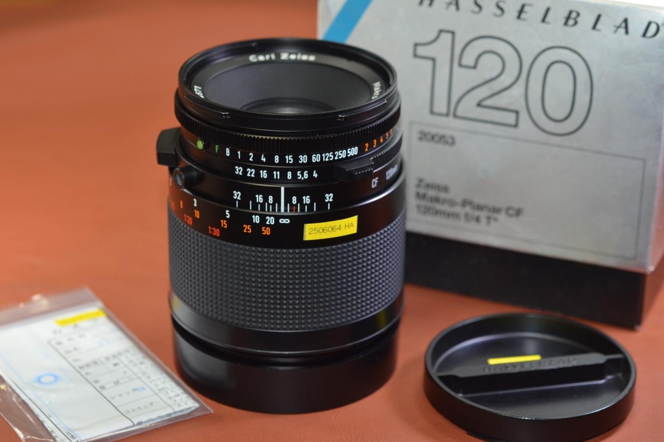 HASSELBLAD CF Makro- Planar T* 120mm F4 ☆マーク入り正規品 整備済 元箱付【キレイな物をお探しの方必見!!自信ありの逸品!!】
