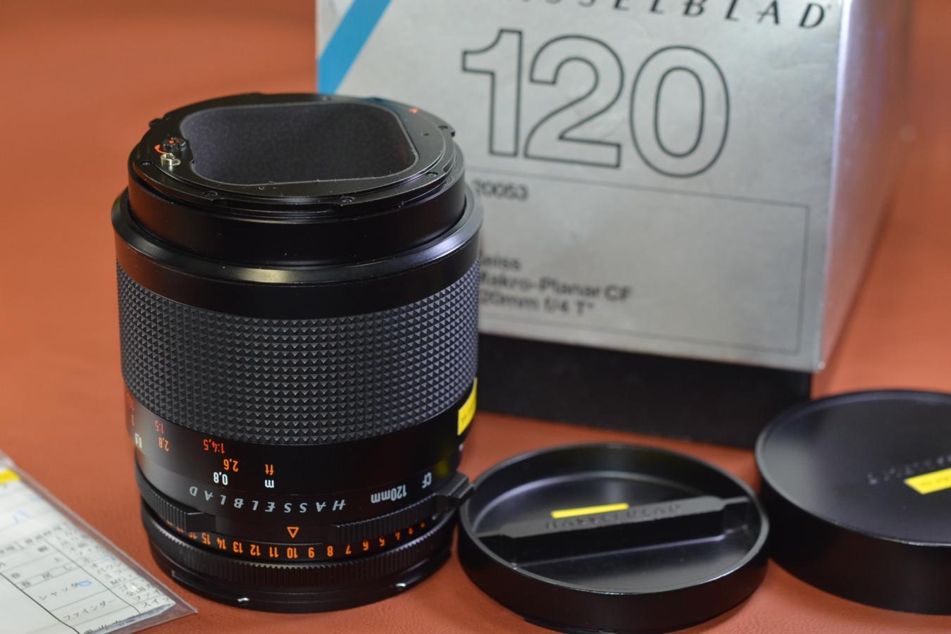 HASSELBLAD CF Makro- Planar T* 120mm F4 ☆マーク入り正規品 整備済 元箱付【キレイな物をお探しの方必見!!自信ありの逸品!!】