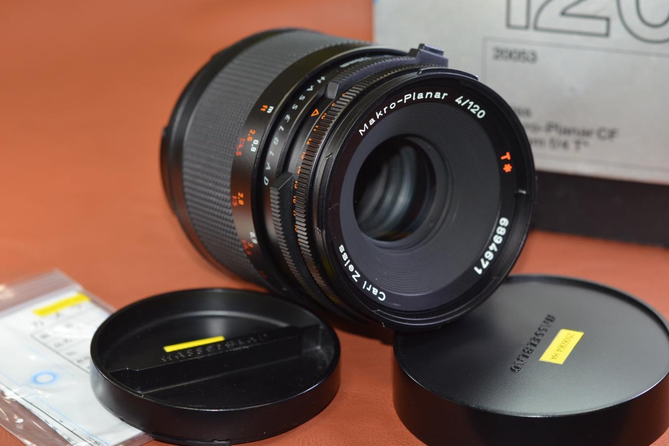 HASSELBLAD CF Makro- Planar T* 120mm F4 ☆マーク入り正規品 整備済 元箱付【キレイな物をお探しの方必見!!自信ありの逸品!!】