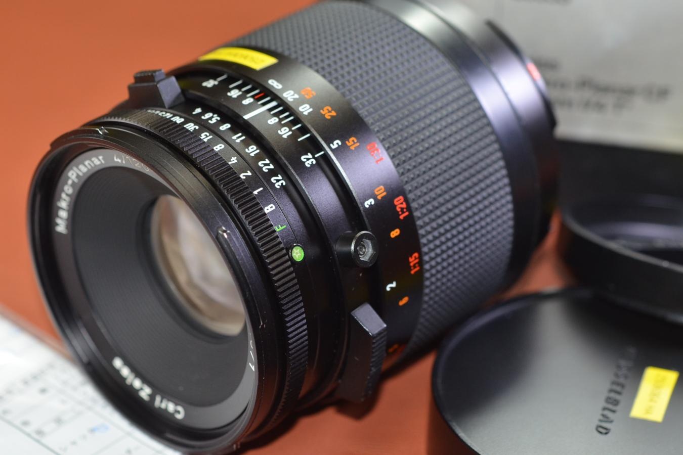 HASSELBLAD CF Makro- Planar T* 120mm F4 ☆マーク入り正規品 整備済 元箱付【キレイな物をお探しの方必見!!自信ありの逸品!!】