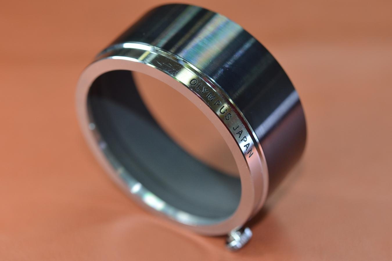 【絶版アクセサリー】OLYMPUS 25/4、38/1.8、40/1.4 METAL HOOD【OLYMPUS PEN-F 25/4、38/1.8、40/1.4用】 ※キレイな物をお探しの方必見!!