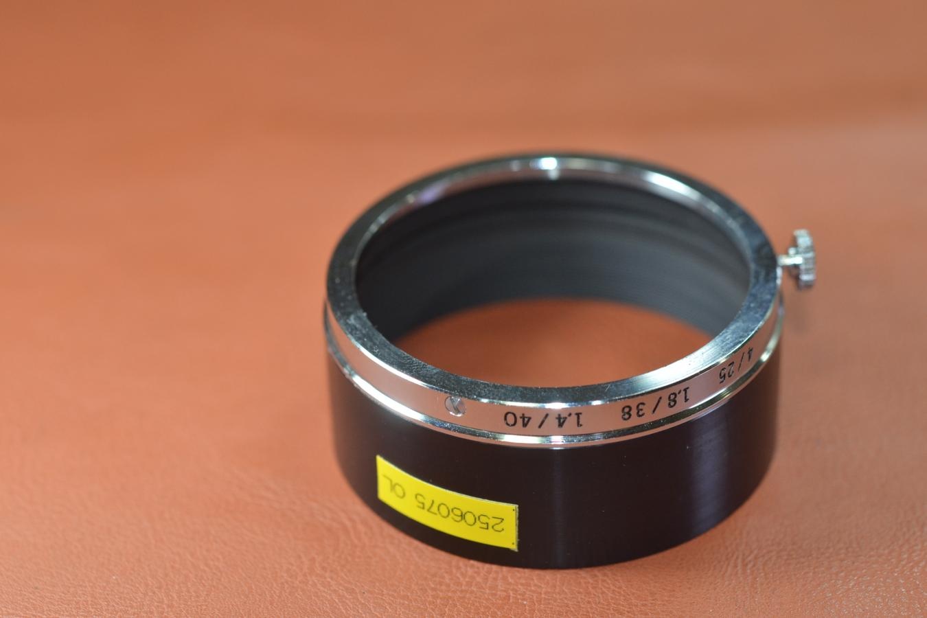 【絶版アクセサリー】OLYMPUS 25/4、38/1.8、40/1.4 METAL HOOD【OLYMPUS PEN-F 25/4、38/1.8、40/1.4用】 ※キレイな物をお探しの方必見!!