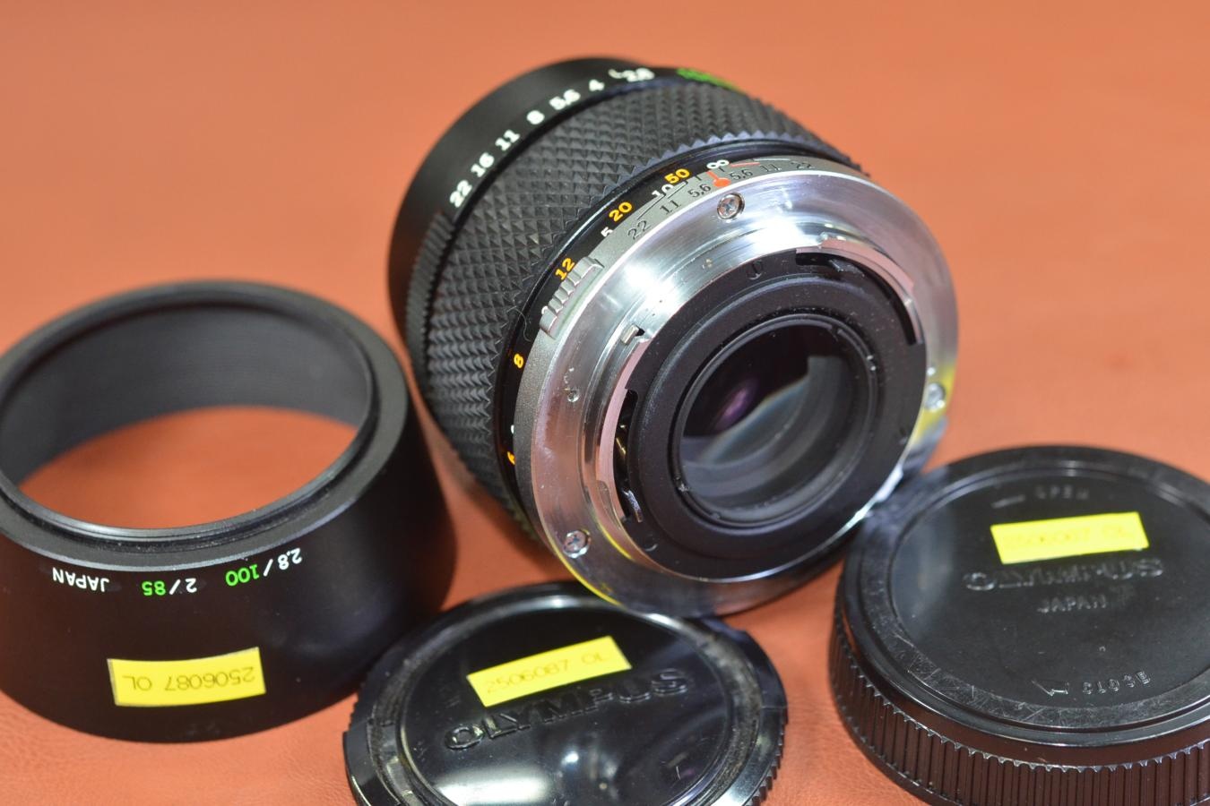 OLYMPUS E.ZUIKO AUTO-T 100mm F2.8 【純正メタルフード付】