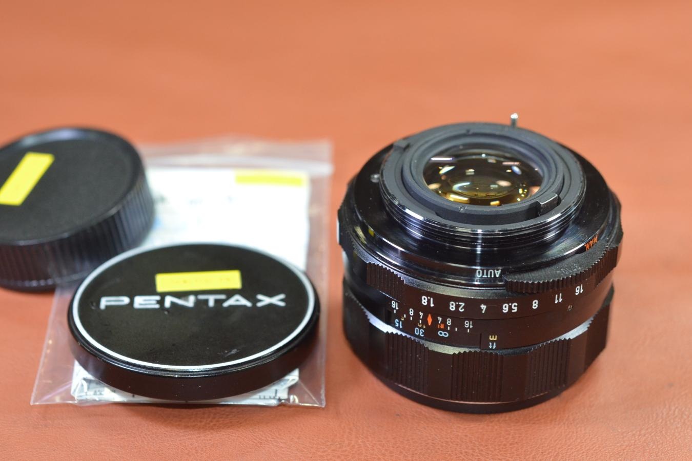 PENTAX Super-Multi-Coated TAKUMAR 55mm F1.8 整備済【カメラ女子に絶大な人気のオールドレンズ M42マウントレンズ】