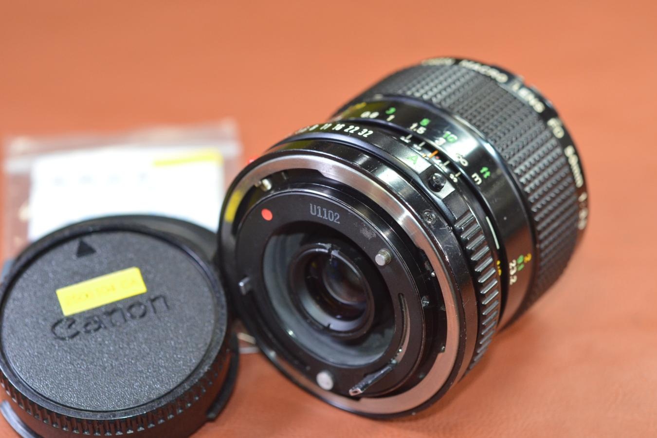 Canon NEW FD 50mm F3.5 MACRO 整備済 【カメラ女子に絶大な人気のオールドレンズ】