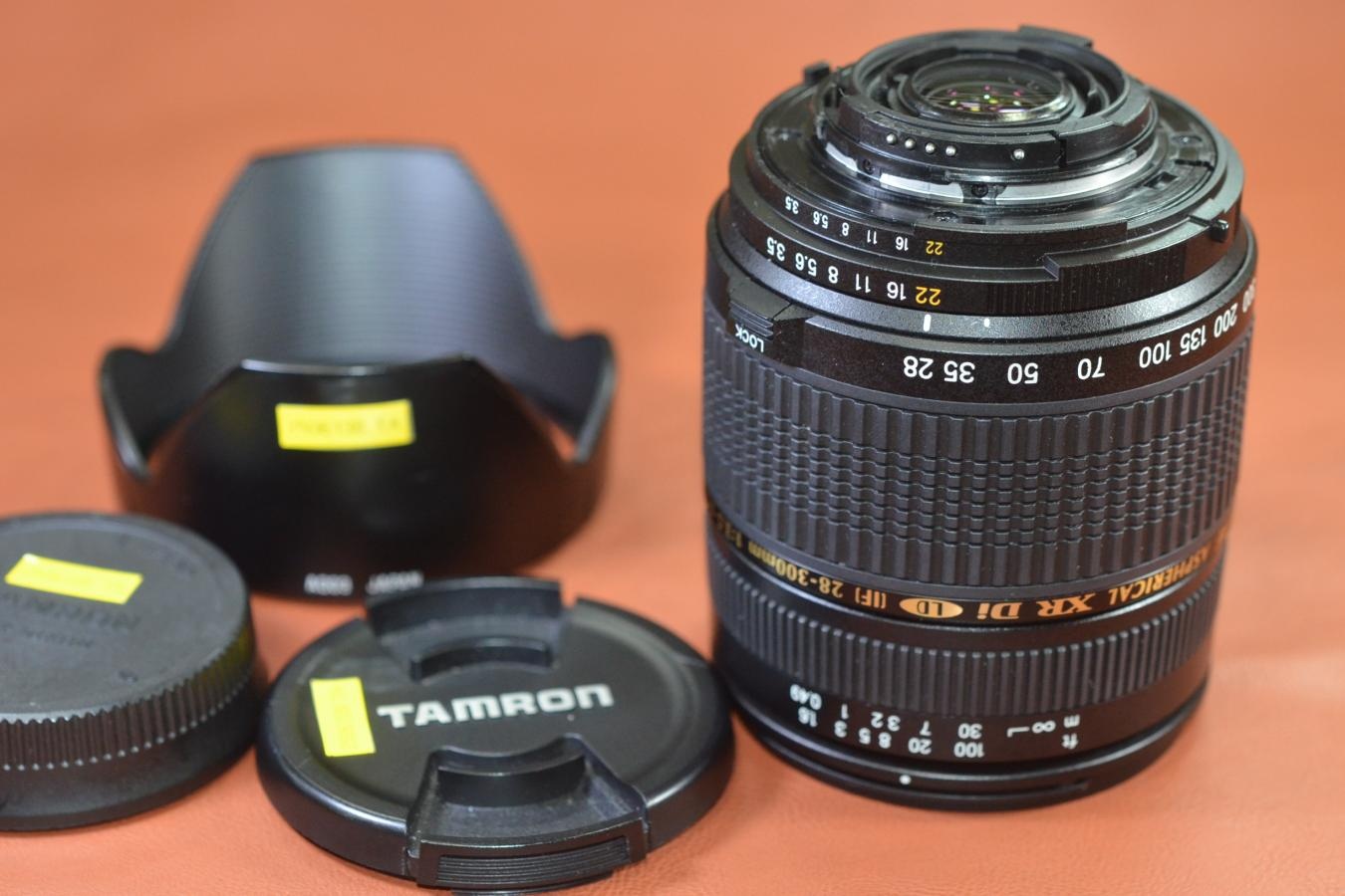 TAMRON AF 28-300mm F3.5-6.3 XR Di LD MACRO 純正フード付 【Model:A061 Nikon用】