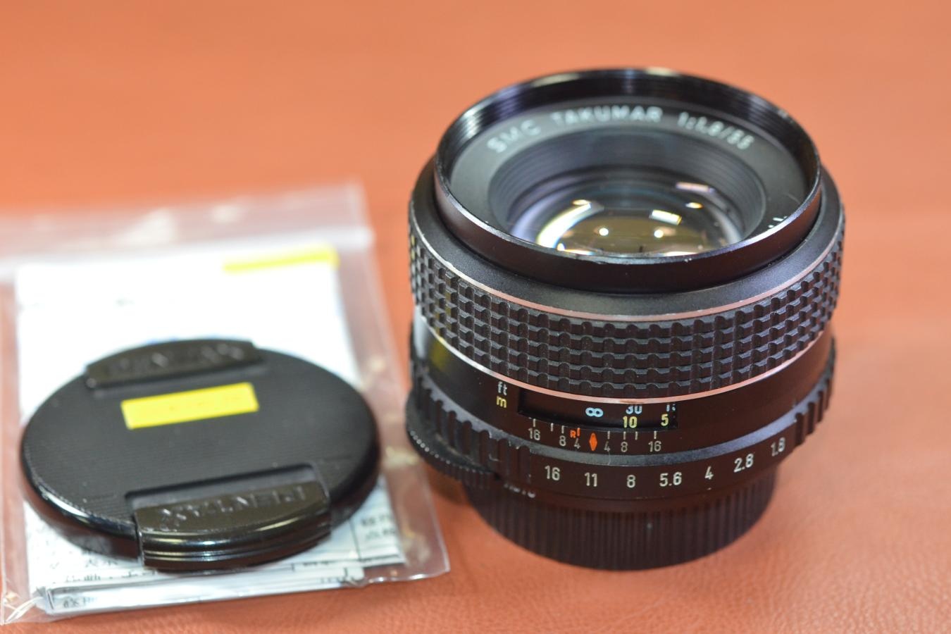 PENTAX SMC TAKUMAR 55mm F1.8 整備済【カメラ女子に絶大な人気のオールドレンズ M42マウントレンズ】