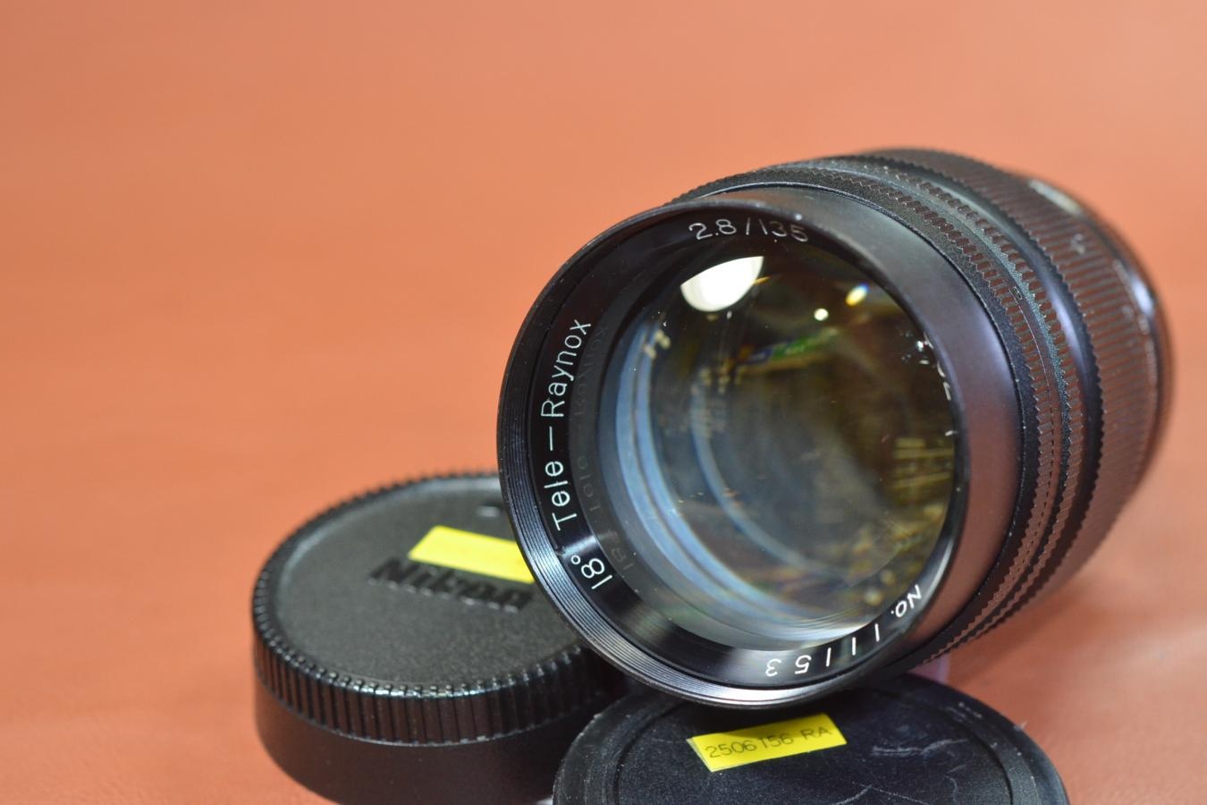 【希 少】Raynox Tele 135mm F2.8 整備済 【Nikon Fマウント付】