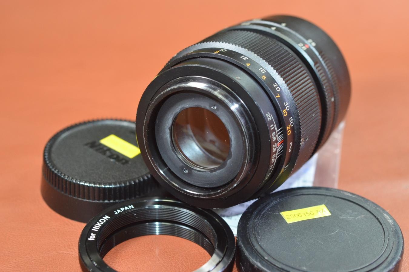 【希 少】Raynox Tele 135mm F2.8 整備済 【Nikon Fマウント付】