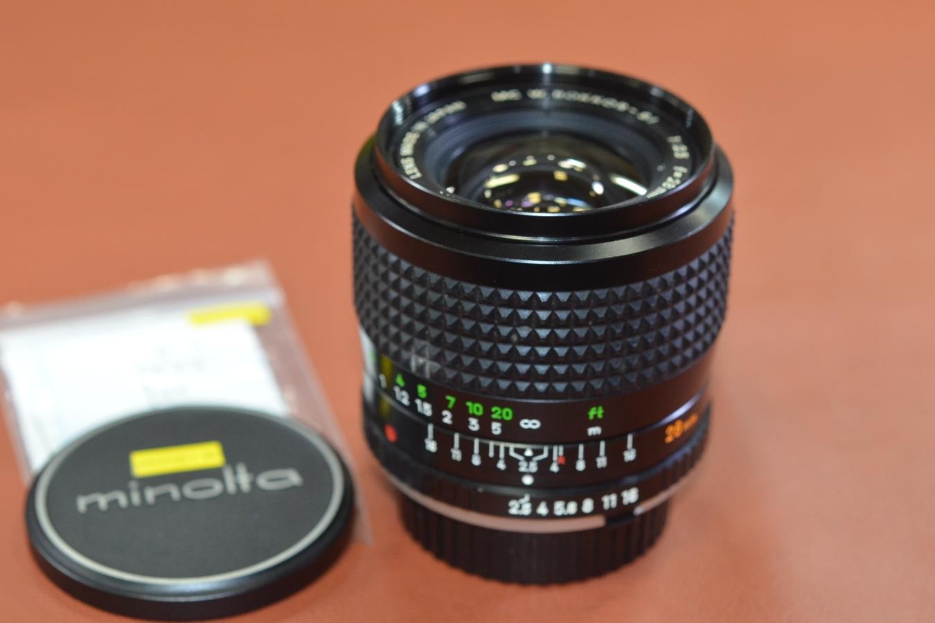 MINOLTA MC W.ROKKOR-SI 28mm F2.5 【整備票】