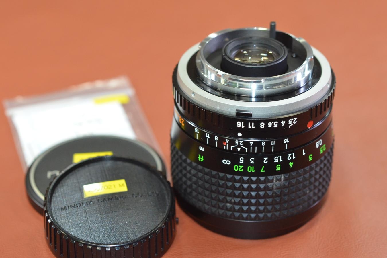 MINOLTA MC W.ROKKOR-SI 28mm F2.5 【整備票】