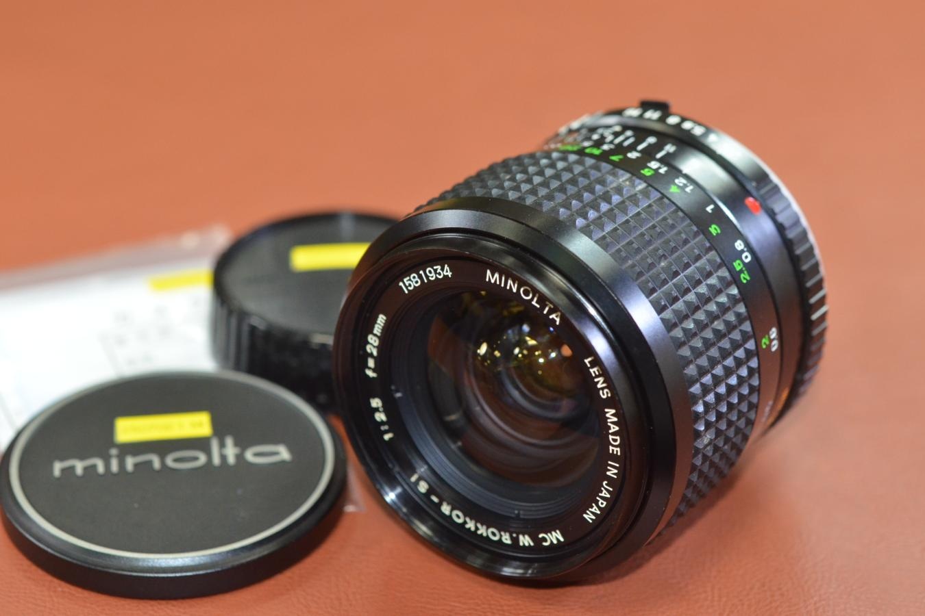 MINOLTA MC W.ROKKOR-SI 28mm F2.5 【整備票】