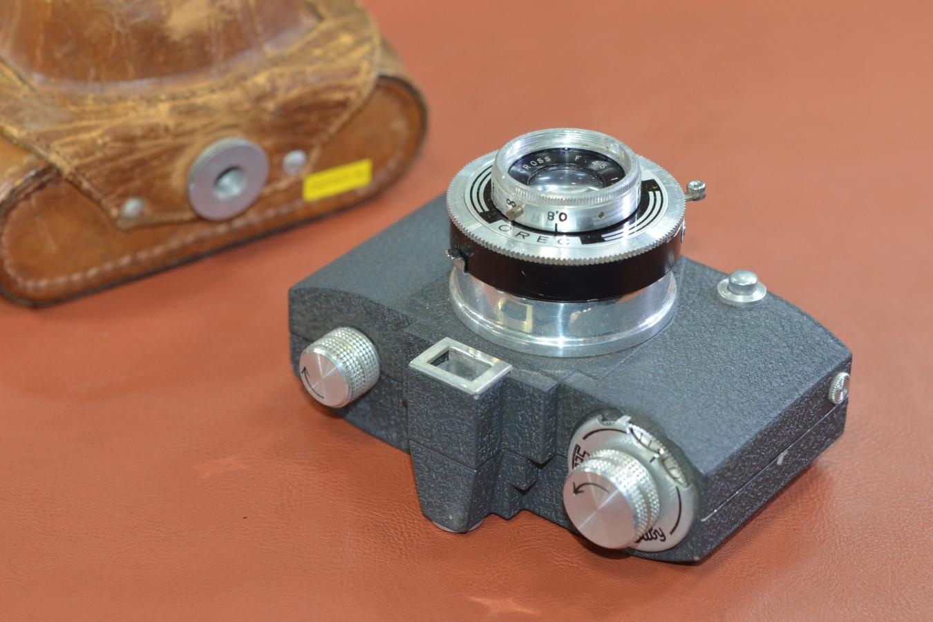 【希 少】BABY SEM ANASTIGMAT CROSS 45/2.9付【専用カメラケース付】