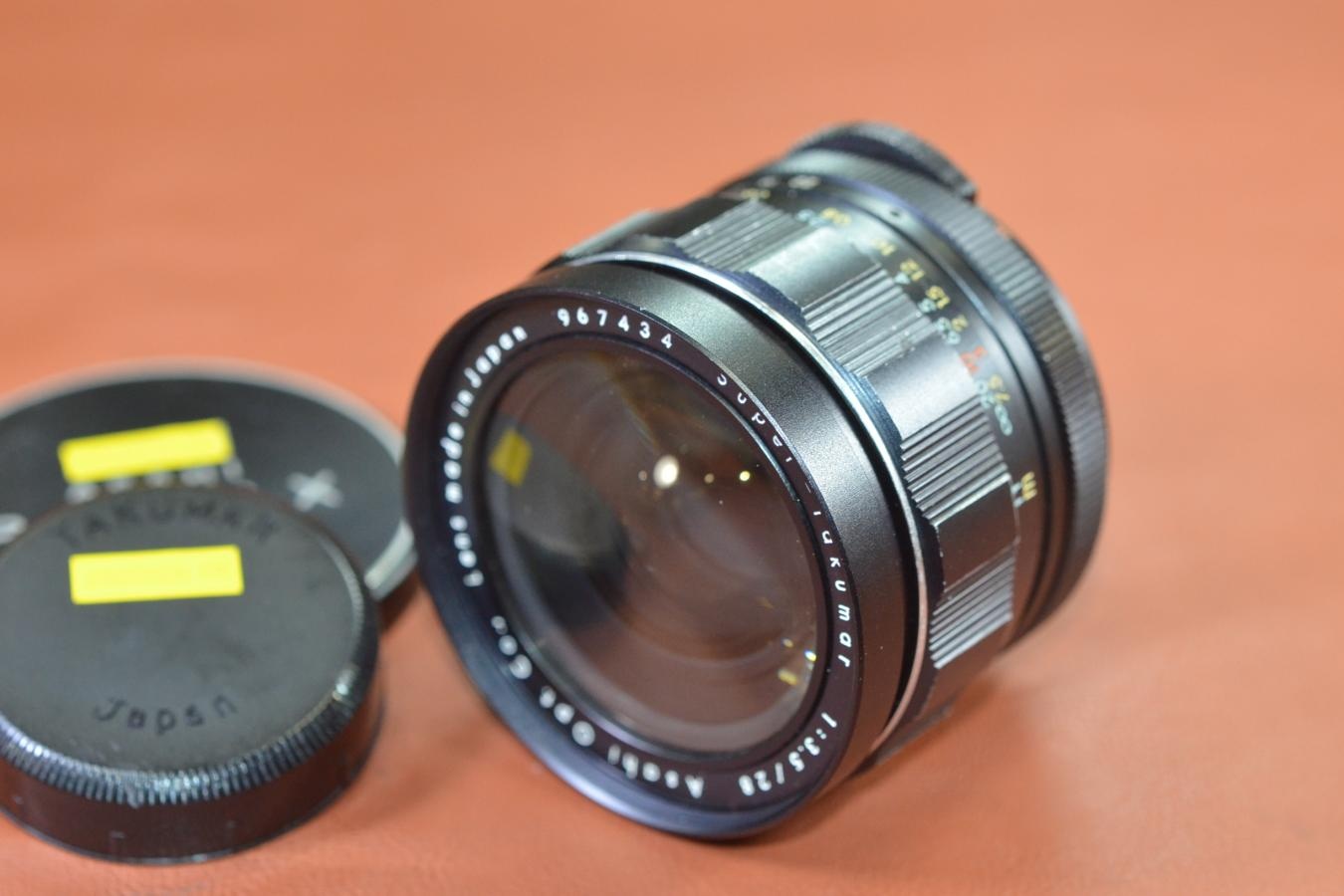 【希 少】Asahi Opt.Co. Super-Takumar  28mm F3.5 初期型【カメラ女子に絶大な人気のオールドレンズ M42マウントレンズ】