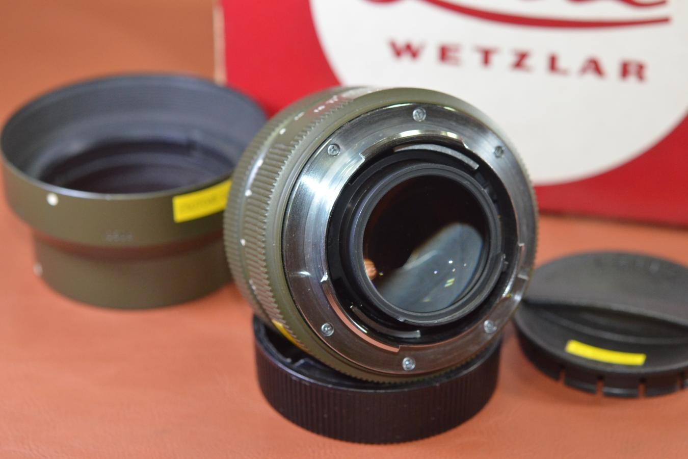 【希 少】LEICA SUMMILUX-R 50mm F1.4 サファリ 元箱付 【キレイな物をお探しの方必見!!自信ありの逸品!!】