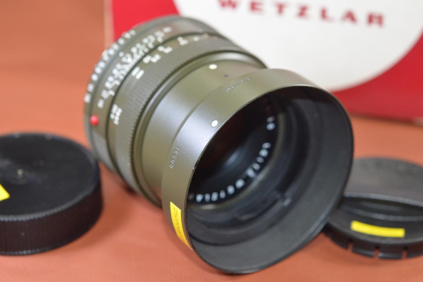 【希 少】LEICA SUMMILUX-R 50mm F1.4 サファリ 元箱付 【キレイな物をお探しの方必見!!自信ありの逸品!!】
