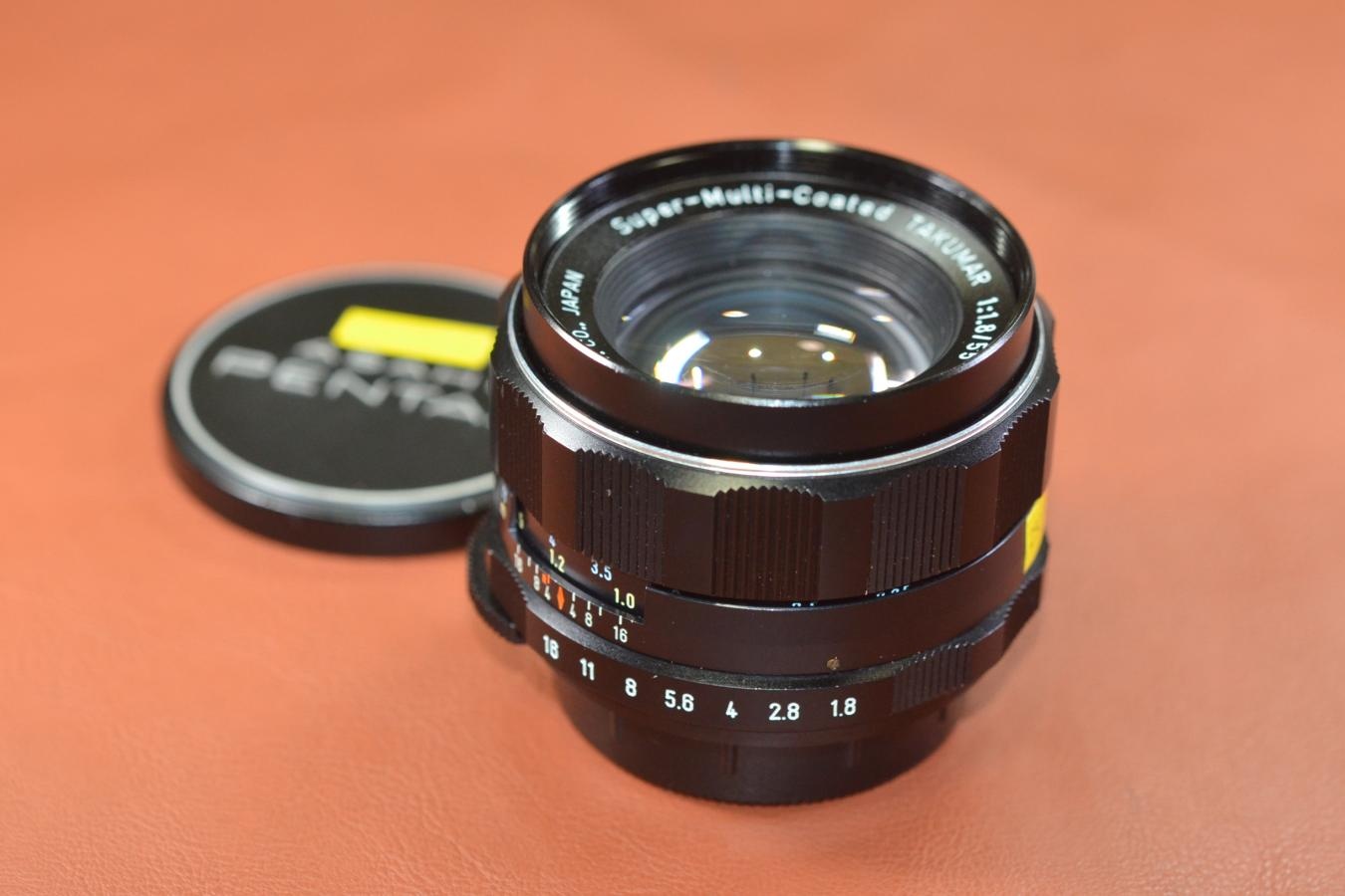 PENTAX Super-Multi-Coated TAKUMAR 55mm F1.8【カメラ女子に絶大な人気のオールドレンズ M42マウントレンズ】