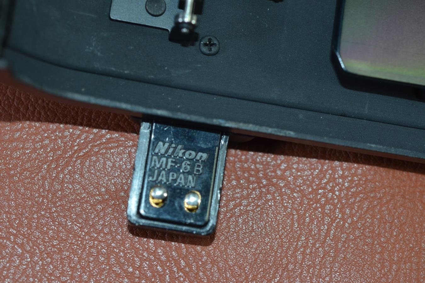Nikon MF-6B 裏蓋 【Nikon F3+MD-4用】