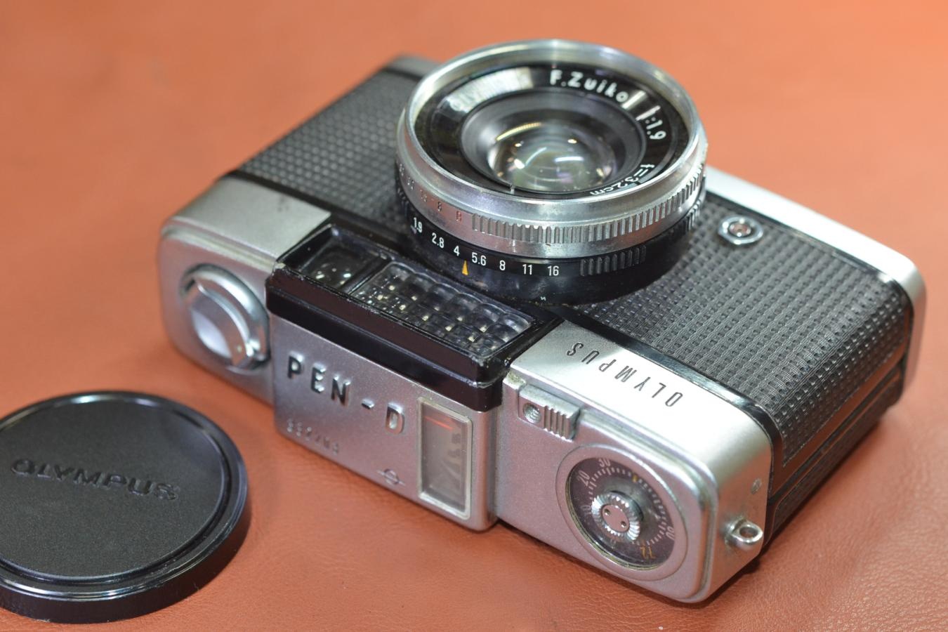 OLYMPUS PEN-Dモルト交換済  【Olympus F.Zuiko 3.2cm F1.9 レンズ搭載】