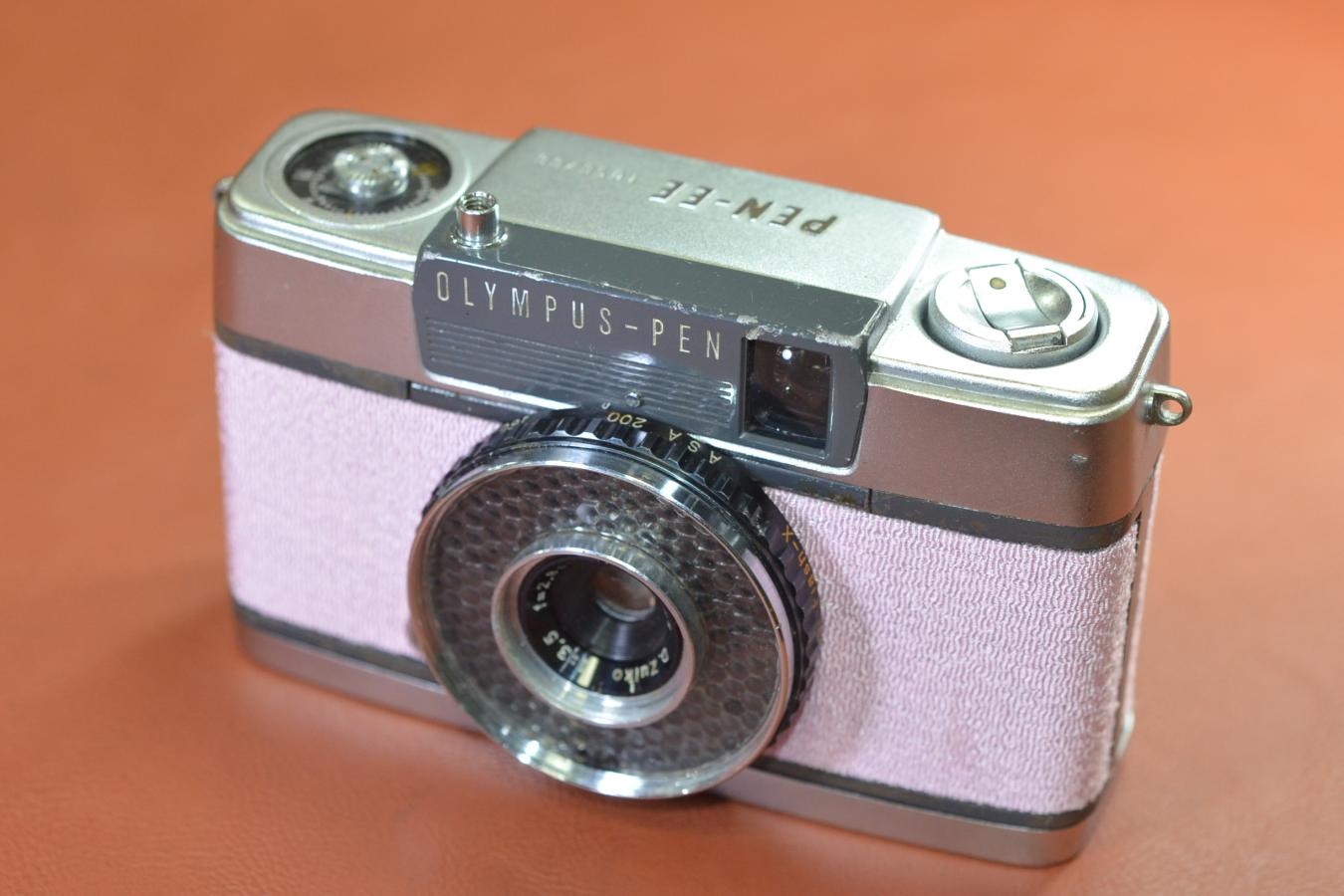 【リメイクカメラ】OLYMPUS PEN-EE モルト交換済 【Olympus D.Zuiko 2.8cm F3.5 レンズ搭載】