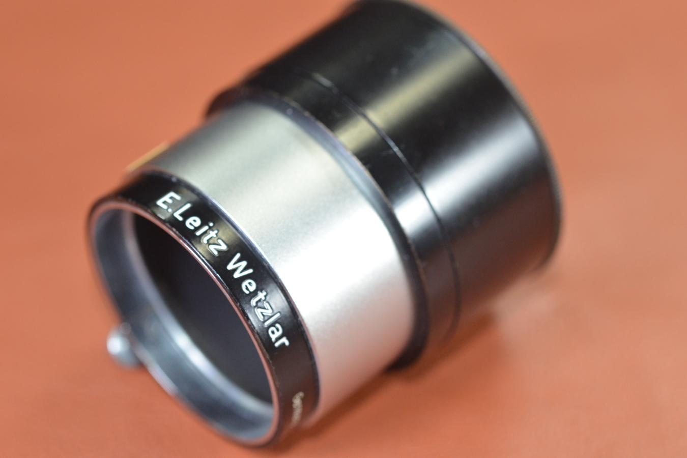 LEICA FIKUS ブラッククローム 【Elmar 5cm-13.5cm ズームフード E.Leitz Wetzlar Germany 刻印】※キレイな物をお探しの方必見!!自信ありの逸品!!