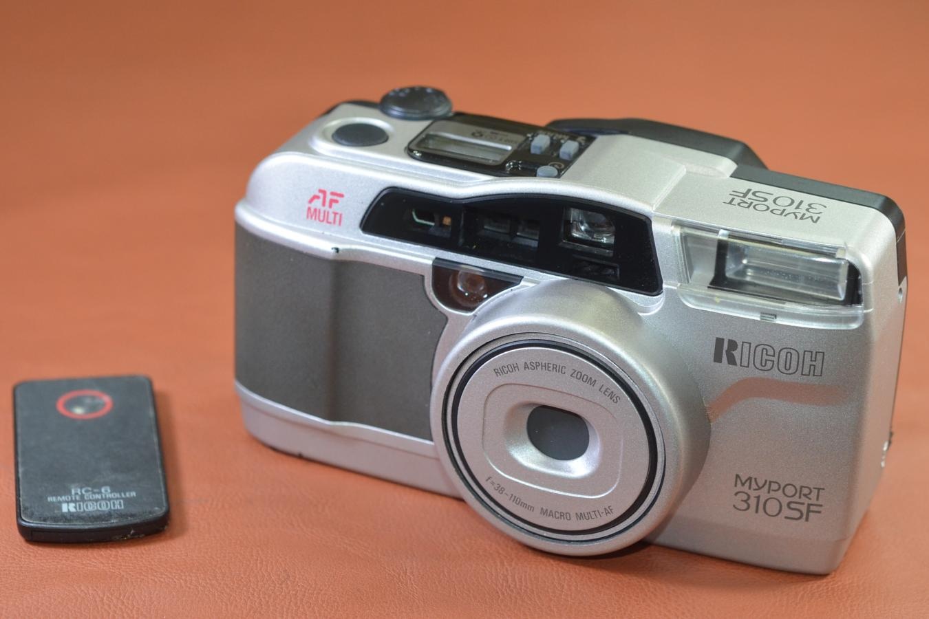 RICOH MYPORT 310 SF Silver 純正リモコン付 【RICOH ASPHERIC ZOOM LENS 38-110mm MACRO MULTI-AF 搭載】