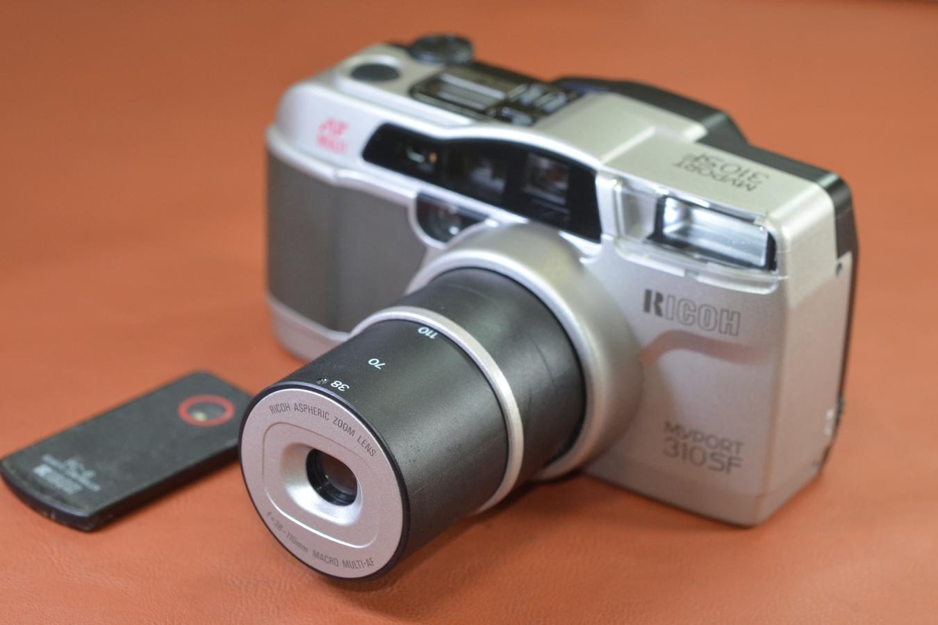 RICOH MYPORT 310 SF Silver 純正リモコン付 【RICOH ASPHERIC ZOOM LENS 38-110mm MACRO MULTI-AF 搭載】