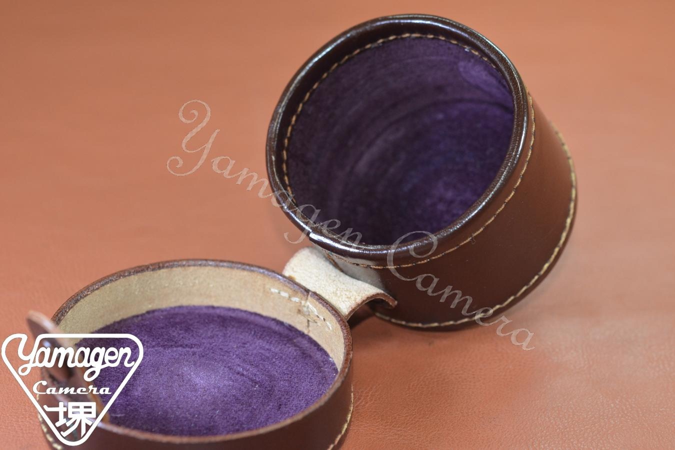 【希 少】LEICA ハードレザーレンズケース 【E.LEITZ WETZLAR Germany 刻印】※キレイな物をお探しの方必見!!自信ありの逸品!!