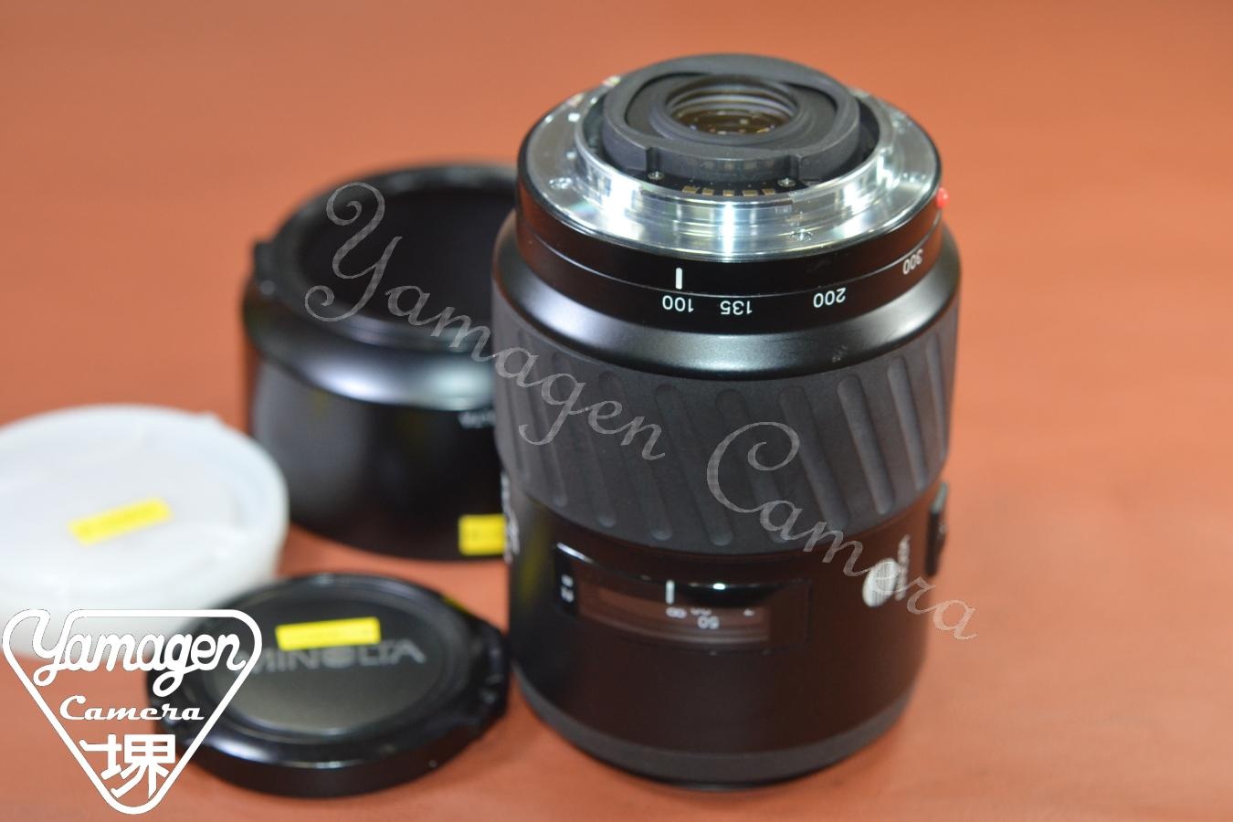 【B級特価品】MINOLTA AF 100-300mm F4.5-5.6 純正フード付 【SONY Aマウントレンズ】