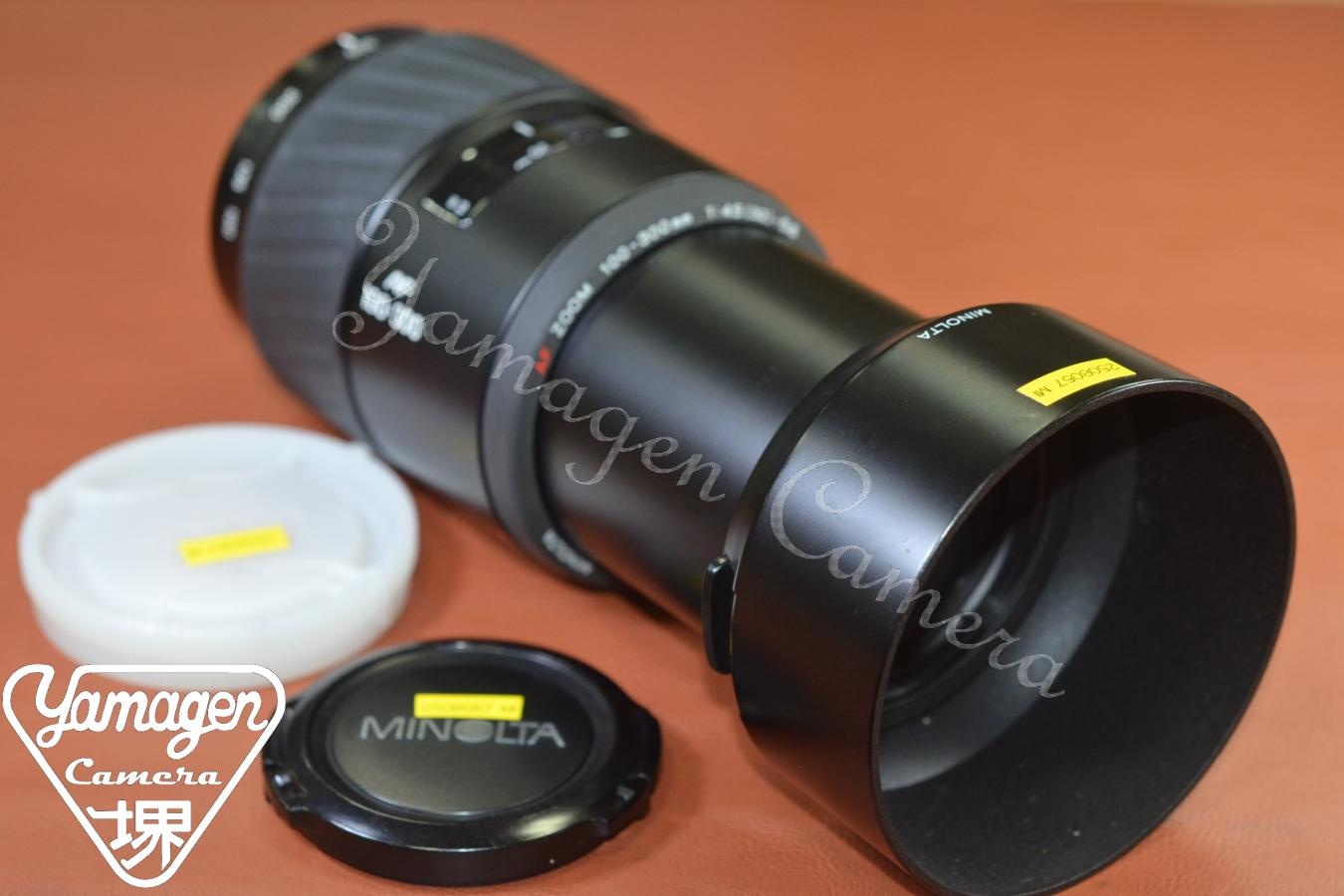 【B級特価品】MINOLTA AF 100-300mm F4.5-5.6 純正フード付 【SONY Aマウントレンズ】