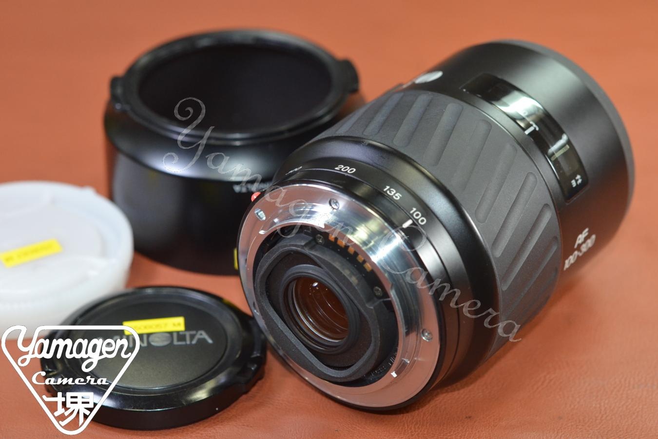 【B級特価品】MINOLTA AF 100-300mm F4.5-5.6 純正フード付 【SONY Aマウントレンズ】