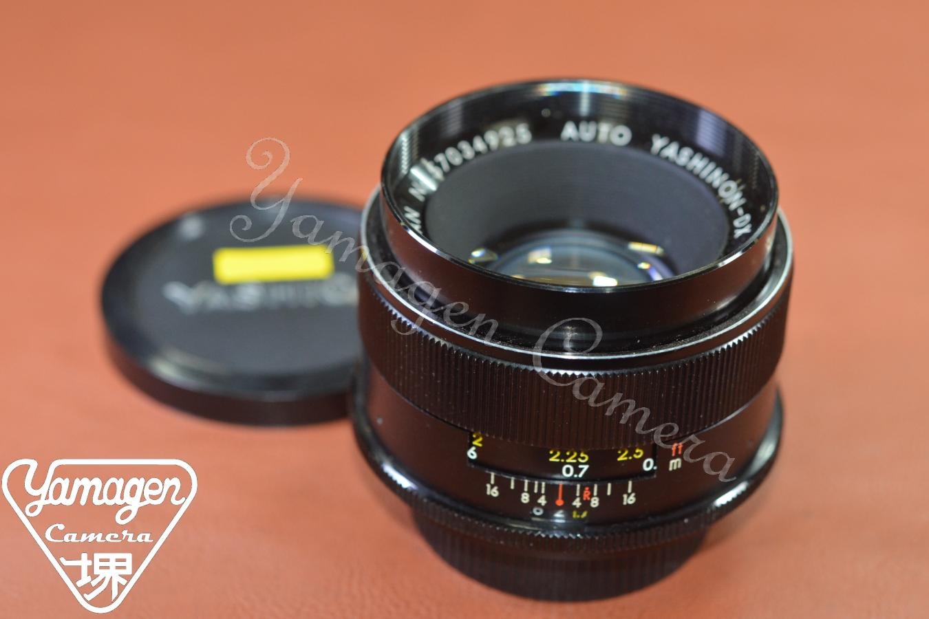 YASHICA AUTO YASHINON-DX 50mm F1.7 前期型 【富岡光学製 M42マウントレンズ】