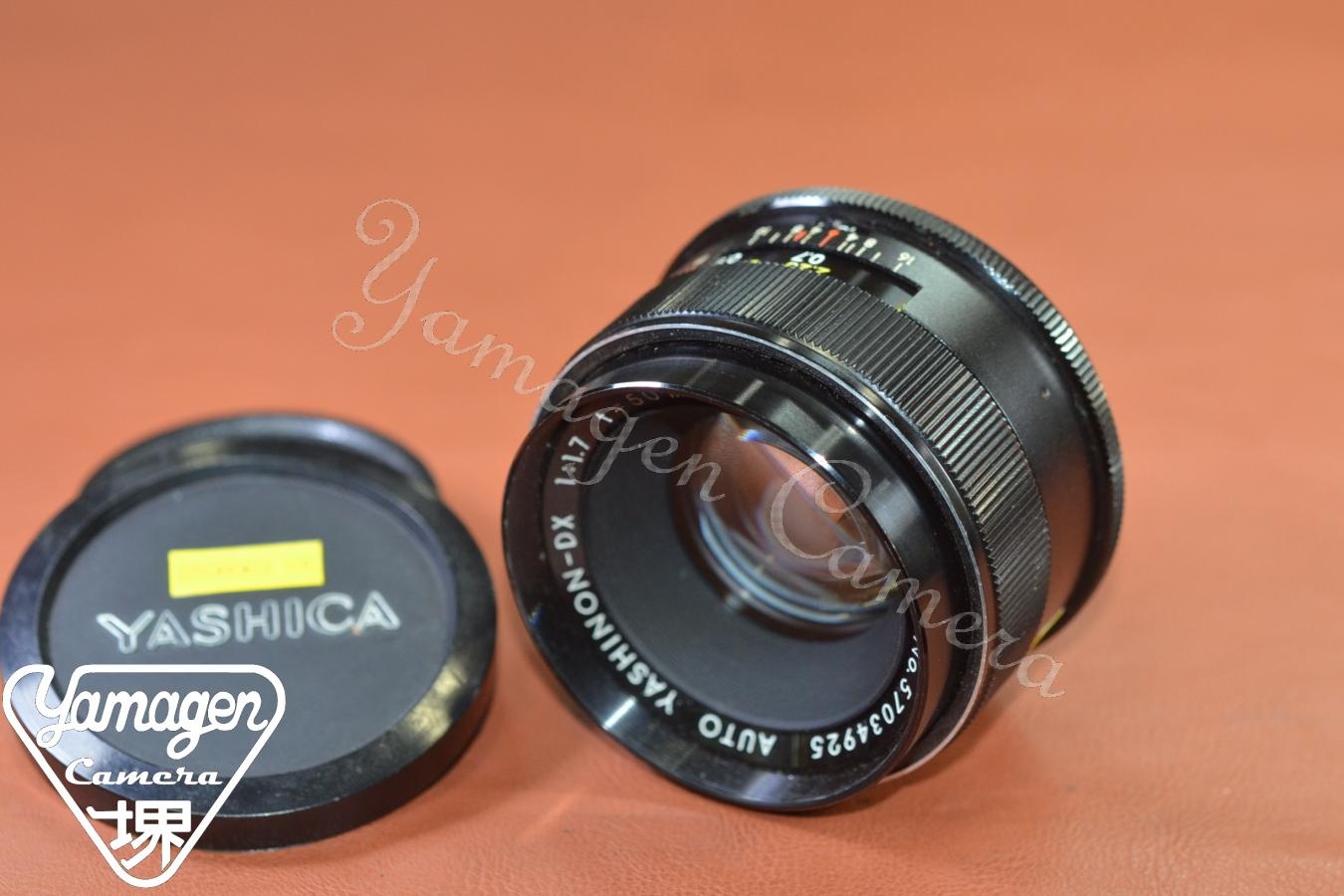 YASHICA AUTO YASHINON-DX 50mm F1.7 前期型 【富岡光学製 M42マウントレンズ】
